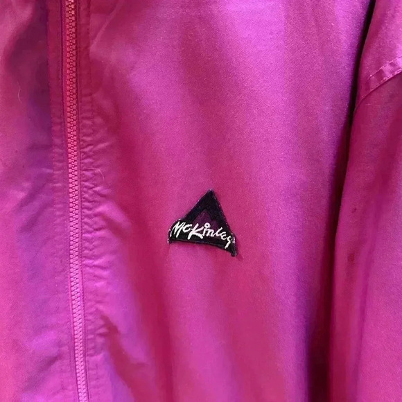 Vintage  Mckinley Fleece Lined Zip-up Jacket Medium - Picture 4 of 6